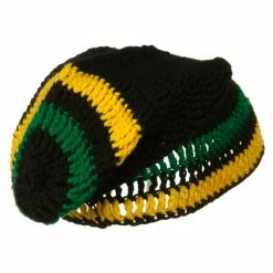 Broadway Rasta Knitted Big Skull Beanie -Adams Shop rk002eb 3