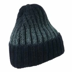 Cheveux Ribbed Cuff Long Beanie -Adams Shop rk005bf navy 3