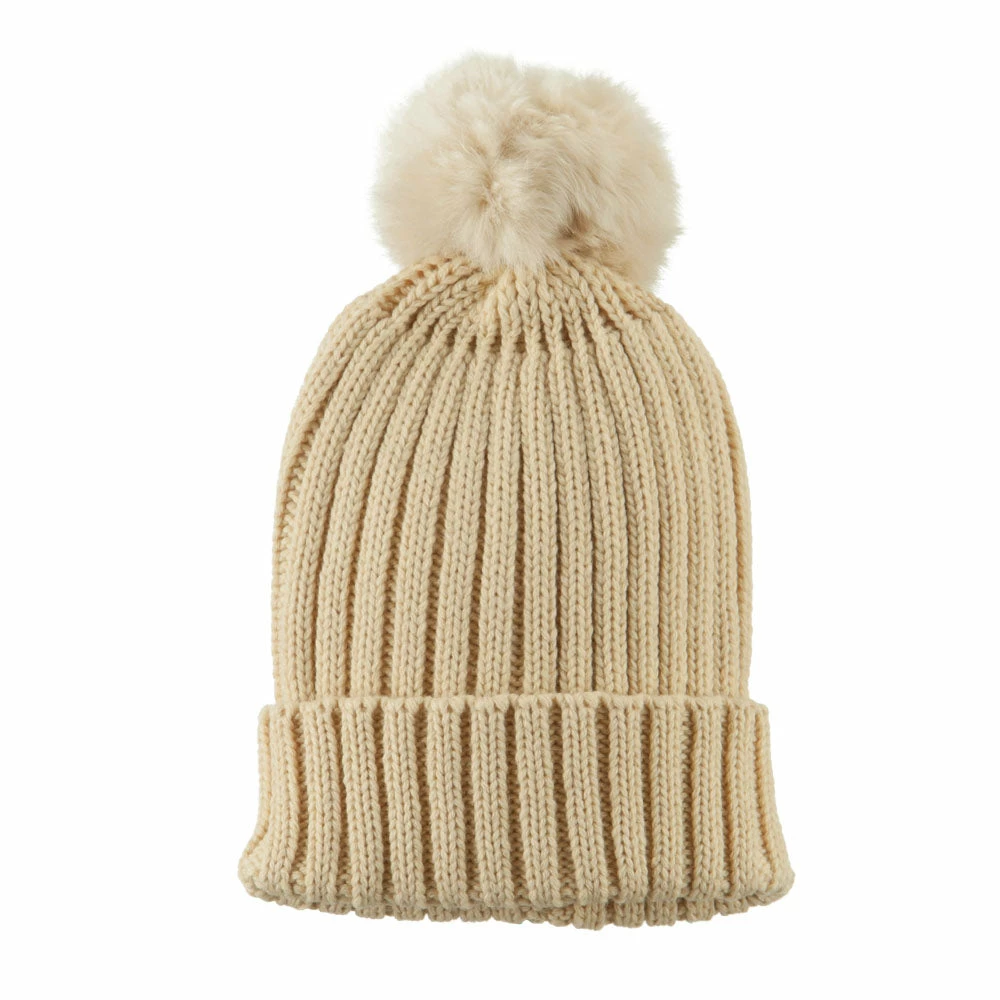 City Hunter Knit Cuff Beanie With Rabbit Pom 12 City Hunter Knit Cuff Beanie With Rabbit Pom - Image 10