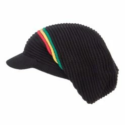 Rasta World Rasta Deep 91 Visored Beanie 21 Rasta World Rasta Deep 91 Visored Beanie -Adams Shop rp002dc black rgy 5