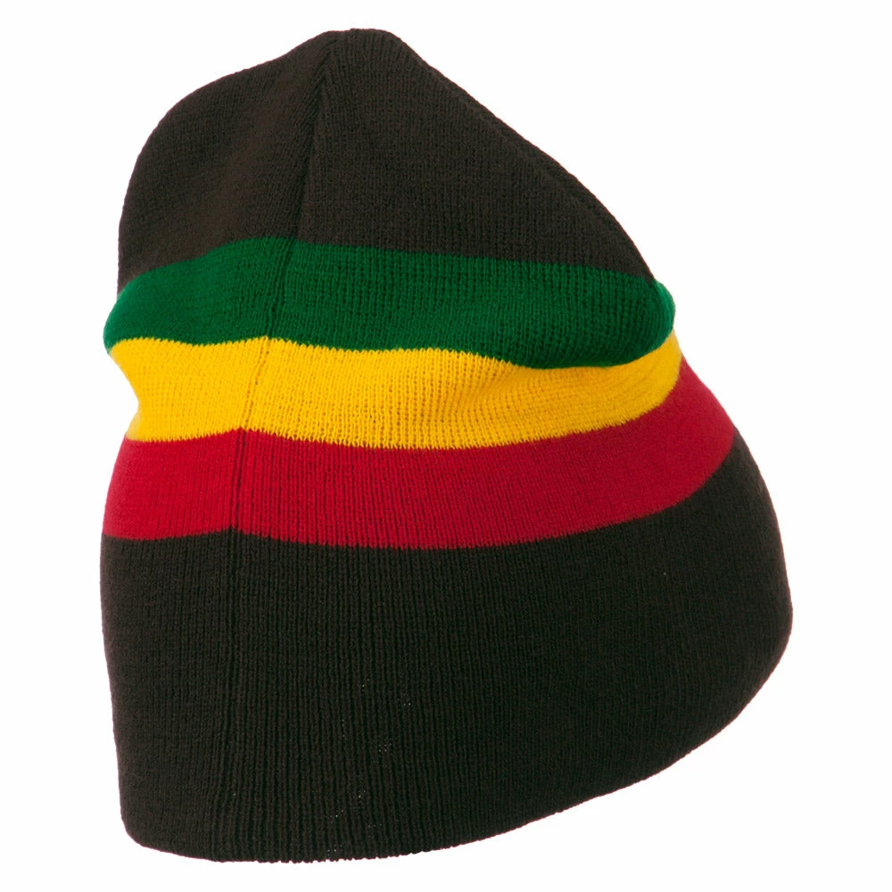 Rasta World Rasta Striped Beanie 10 Rasta World Rasta Striped Beanie - Image 8