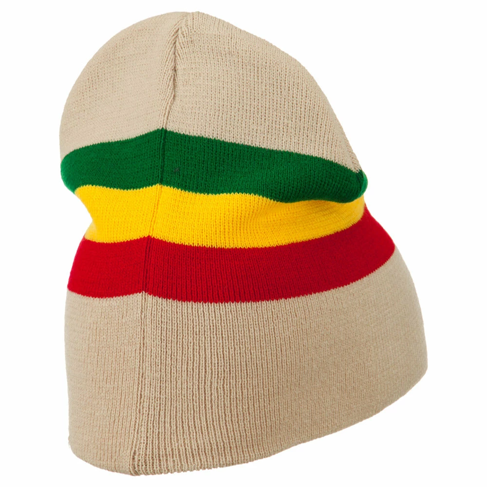 Rasta World Rasta Striped Beanie 15 Rasta World Rasta Striped Beanie - Image 13