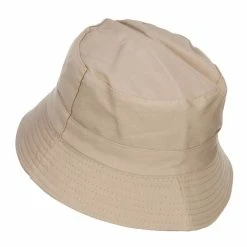 Jeanne Simmons Men's Reversible Cotton Bucket Hat 23 Jeanne Simmons Men's Reversible Cotton Bucket Hat -Adams Shop rt001bh beige black 2