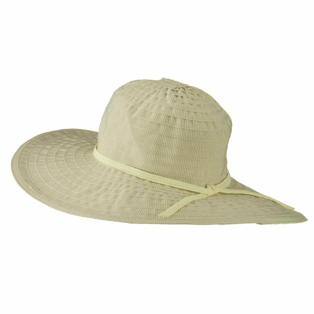 Jeanne Simmons Woman's Paper Braid Ribbon Tie Hat 6 Jeanne Simmons Woman's Paper Braid Ribbon Tie Hat - Image 4