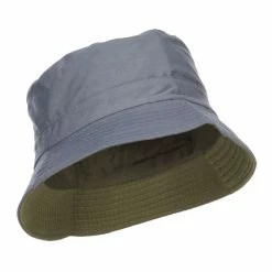 Jeanne Simmons Men's Reversible Cotton Bucket Hat 30 Jeanne Simmons Men's Reversible Cotton Bucket Hat -Adams Shop rt002bh grey green 4