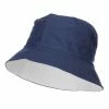 Jeanne Simmons Men's Reversible Cotton Bucket Hat -Adams Shop rt003bh navy white 1