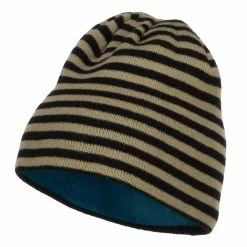 MG Reversible Striped Beanie