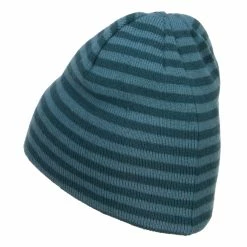 MG Reversible Striped Beanie -Adams Shop rv003ms navy magenta 2