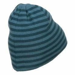 MG Reversible Striped Beanie -Adams Shop rv003ms navy magenta 3