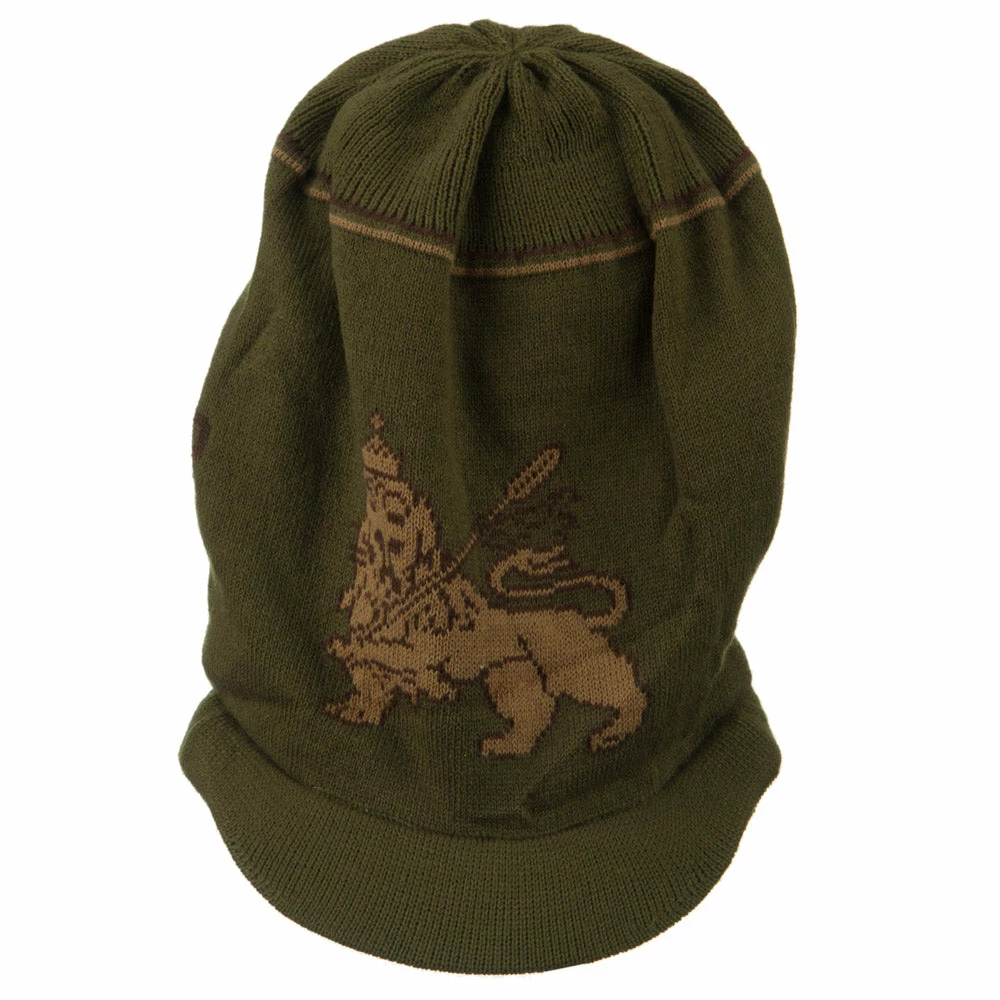 Rasta World Regular Lion Rasta Beanie Visor Hat 32 Rasta World Regular Lion Rasta Beanie Visor Hat - Image 30