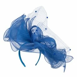 Something Special Flower Net Sinamay Fascinator -Adams Shop ry002df blue 3 2