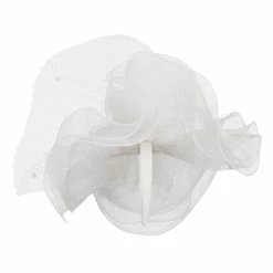 Something Special Flower Net Sinamay Fascinator -Adams Shop ry003df white 2 2