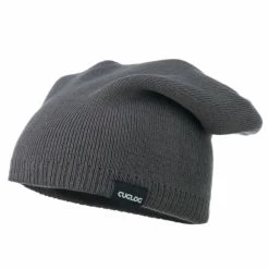Decky Men's Reversible Slouchy Beanie 32 Decky Men's Reversible Slouchy Beanie -Adams Shop sb003bd grey 1