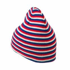 Artex Trendy Multi Striped Beanie -Adams Shop sb003ms royal red white 2