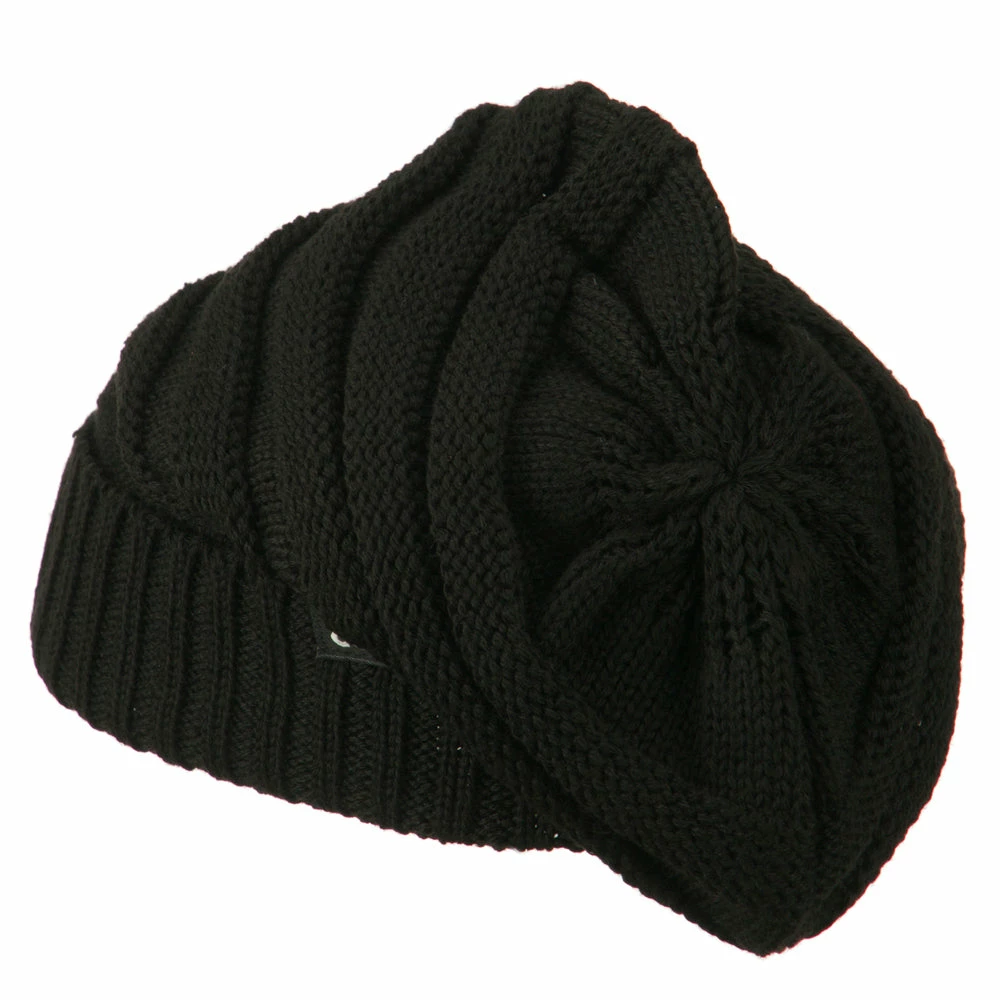 Decky Thick Slouchy Cuff Beanie 4 Decky Thick Slouchy Cuff Beanie - Image 2