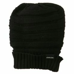 Decky Thick Slouchy Cuff Beanie 31 Decky Thick Slouchy Cuff Beanie -Adams Shop sc001bd black 5