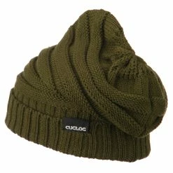 Decky Thick Slouchy Cuff Beanie 43 Decky Thick Slouchy Cuff Beanie -Adams Shop sc003bd olive 2