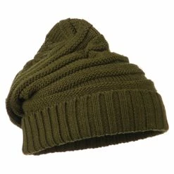 Decky Thick Slouchy Cuff Beanie 45 Decky Thick Slouchy Cuff Beanie -Adams Shop sc003bd olive 4