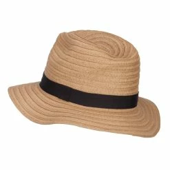 Hatiya Solid Paper Braid Panama Hat -Adams Shop sd003pe tan 2