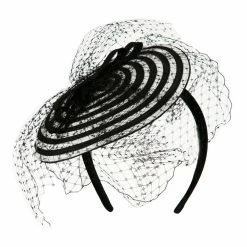 Jeanne Simmons Swirl Pattern Fascinator Hat With Headband