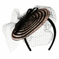 Jeanne Simmons Swirl Pattern Fascinator Hat With Headband 14 Jeanne Simmons Swirl Pattern Fascinator Hat With Headband -Adams Shop sf002df 1