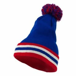 City Hunter Knit Pom Striped Cuff Beanie 27 City Hunter Knit Pom Striped Cuff Beanie -Adams Shop sf003bf royal 1 2
