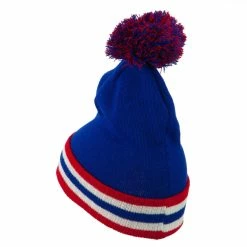 City Hunter Knit Pom Striped Cuff Beanie 28 City Hunter Knit Pom Striped Cuff Beanie -Adams Shop sf003bf royal 2 1