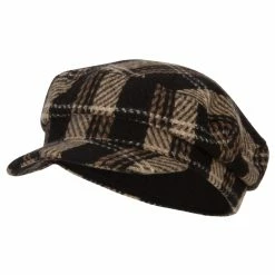 Something Special Stripe Herringbone Greek Captain Cap