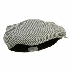 MG Men's Seersucker Ivy Cap -Adams Shop sk001dv black 4