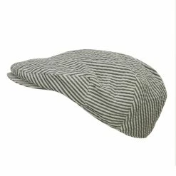 MG Men's Seersucker Ivy Cap -Adams Shop sk001dv black 5