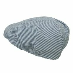 MG Men's Seersucker Ivy Cap -Adams Shop sk002dv blue 2