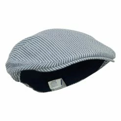 MG Men's Seersucker Ivy Cap -Adams Shop sk002dv blue 4