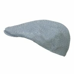 MG Men's Seersucker Ivy Cap -Adams Shop sk002dv blue 5