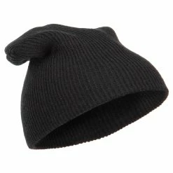 MG Acrylic Slouchy Beanie -Adams Shop sl001bd black 4 2