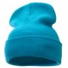 KBETHOS 12 Inch Solid Long Beanie Made In USA -Adams Shop sl001bf aqua 1 1
