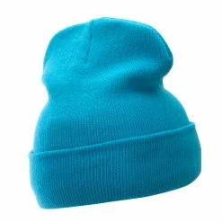 KBETHOS 12 Inch Solid Long Beanie Made In USA 119 KBETHOS 12 Inch Solid Long Beanie Made In USA -Adams Shop sl001bf aqua 3 1