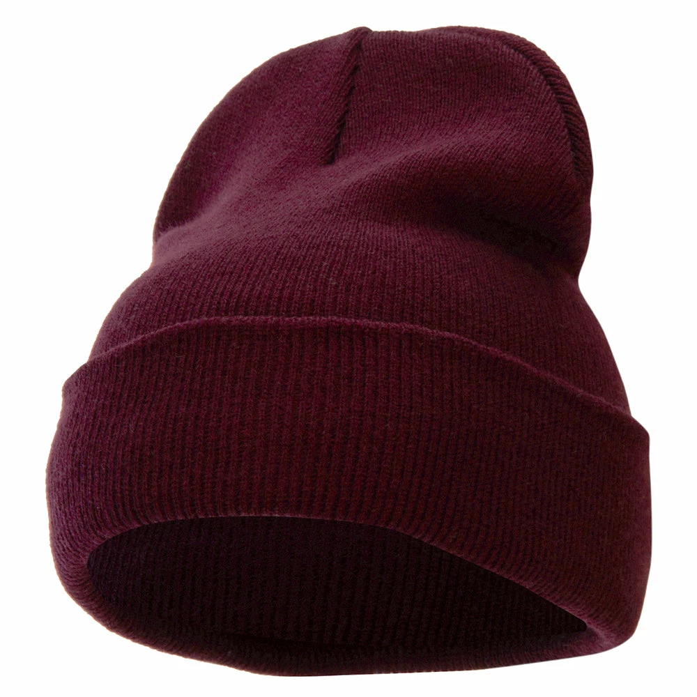 KBETHOS 12 Inch Solid Long Beanie Made In USA 13 KBETHOS 12 Inch Solid Long Beanie Made In USA - Image 11