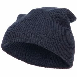 MG Acrylic Slouchy Beanie -Adams Shop sl005bd navy 1 2