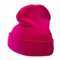 KBETHOS 12 Inch Solid Long Beanie Made In USA 153 KBETHOS 12 Inch Solid Long Beanie Made In USA -Adams Shop sl008bf hot pink 2 1