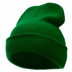 KBETHOS 12 Inch Solid Long Beanie Made In USA 157 KBETHOS 12 Inch Solid Long Beanie Made In USA -Adams Shop sl009bf kelly green 1 1