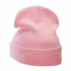 KBETHOS 12 Inch Solid Long Beanie Made In USA 173 KBETHOS 12 Inch Solid Long Beanie Made In USA -Adams Shop sl012bf light pink 2 1