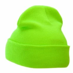 KBETHOS 12 Inch Solid Long Beanie Made In USA 183 KBETHOS 12 Inch Solid Long Beanie Made In USA -Adams Shop sl014bf neon lime 2 1