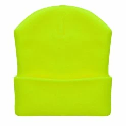 KBETHOS 12 Inch Solid Long Beanie Made In USA 196 KBETHOS 12 Inch Solid Long Beanie Made In USA -Adams Shop sl016bf neon yellow 5 1
