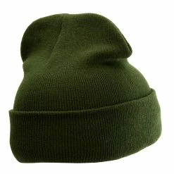 KBETHOS 12 Inch Solid Long Beanie Made In USA 199 KBETHOS 12 Inch Solid Long Beanie Made In USA -Adams Shop sl017bf olive 3 1