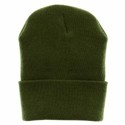 KBETHOS 12 Inch Solid Long Beanie Made In USA 201 KBETHOS 12 Inch Solid Long Beanie Made In USA -Adams Shop sl017bf olive 5 1