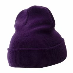 KBETHOS 12 Inch Solid Long Beanie Made In USA 204 KBETHOS 12 Inch Solid Long Beanie Made In USA -Adams Shop sl018bf purple 3 1