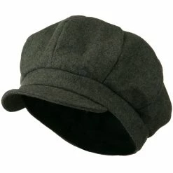 Jeanne Simmons Men's Soft Brim Newsboy Cap With An Adjustable Size Buckle Closure