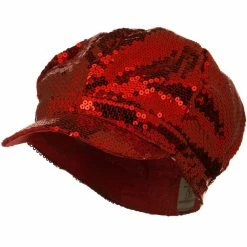 Something Special Sequin Newsboy Cap