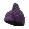 Artex Sparkle Knitted Cuff Beanie 1 Artex Sparkle Knitted Cuff Beanie -Adams Shop sp001bf purple 1