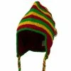 Rasta World Solid RGY Jaquard Beanie -Adams Shop sr004sm 1